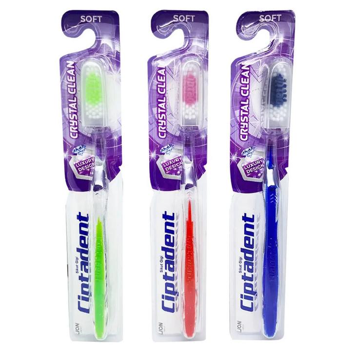 Ciptadent Sikat Gigi SINGLE Card Crystal / Diamond Clean SOFT