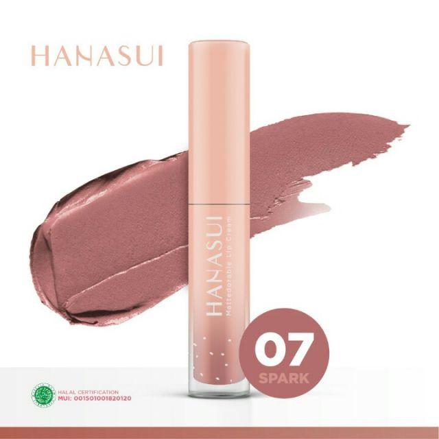 HANASUI Mattedorable Lip Cream – Lip & Cheek Tint, Boba / Matcha Latte Shades