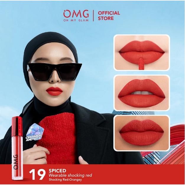 OMG Oh My Glam Matte Tahan Lama Kiss Lip Cream 3.5g Lip Cream Matte