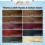NYU CREME HAIR COLOR Ammonia Free Pewarna Rambut Cat Rambut Natural (Amonia Free)