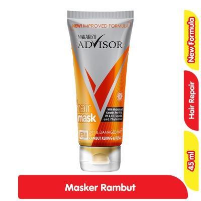 Makarizo Advisor Hair Repair Mask | Deep Nourishing Hair Mask for Damaged Hair | 45ml Tube