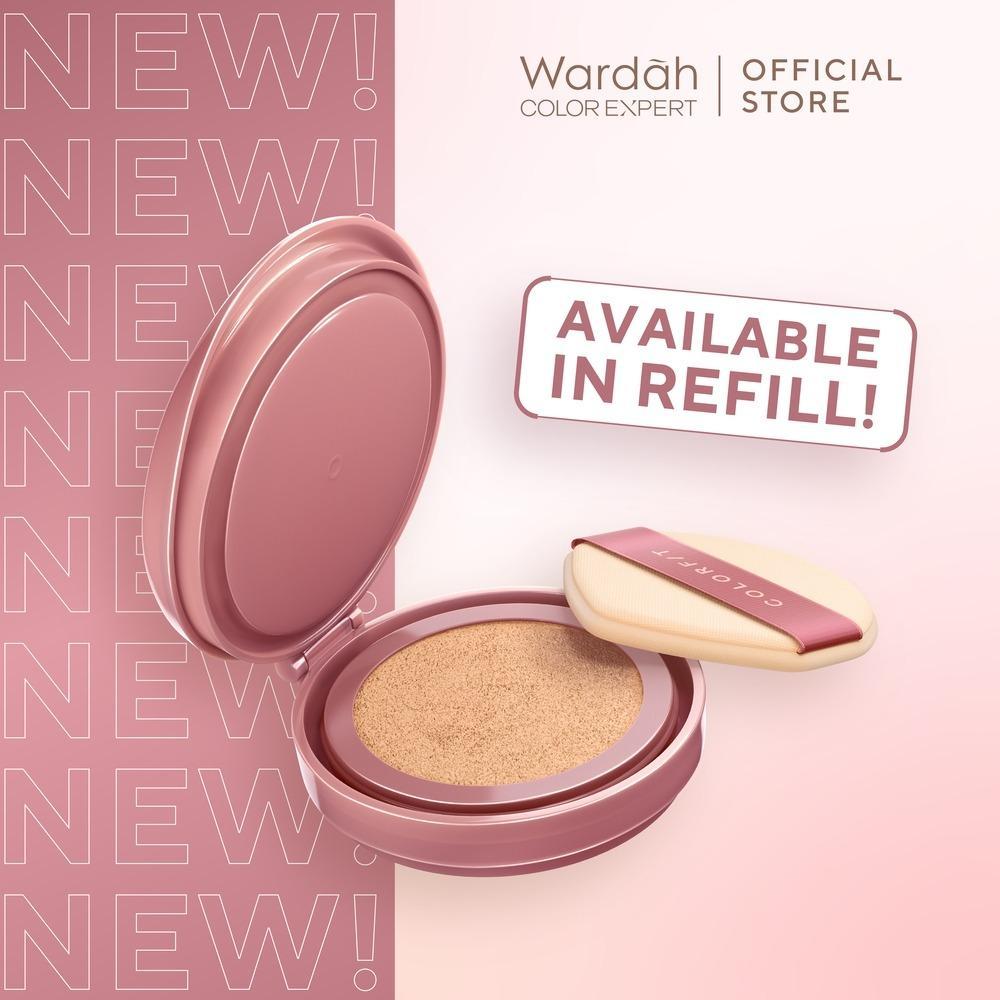 WARDAH Colorfit Perfect Glow Cushion Refill Make Up – Healthy Glow Foundation with Centella Asiatica
