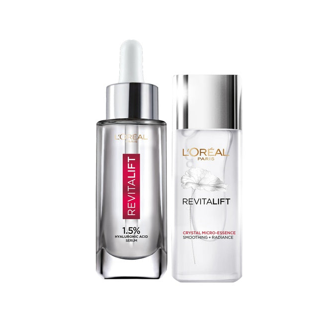 L'Oreal Paris Revitalift Serum Radiance Booster Kit - Skincare Untuk Wajah Lembab Glowing Loreal