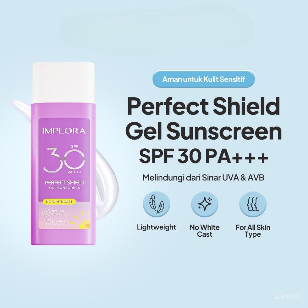 Implora Perfect Shield Sunscreen SPF30 PA+++ – Daily Face Sunscreen for UV Protection