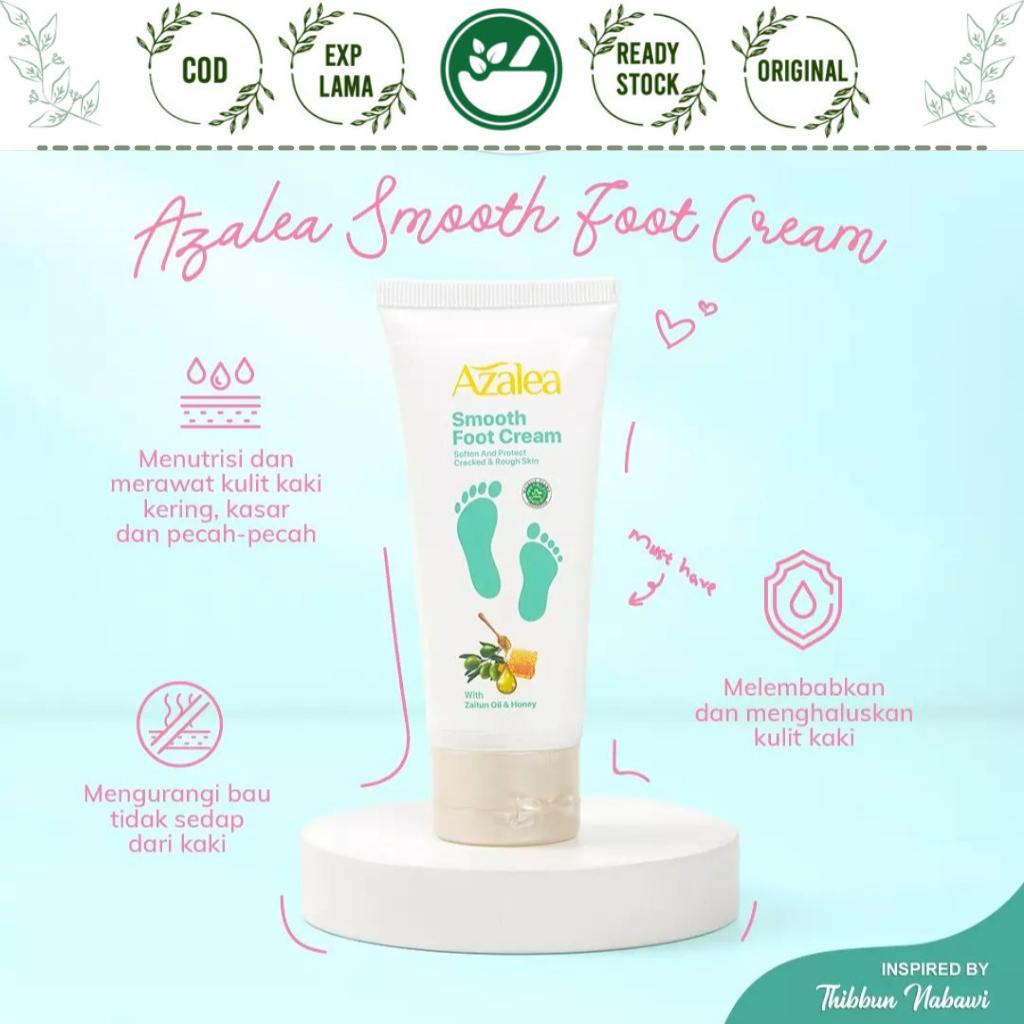 AZALEA Smooth Foot Cream 35g – Olive Oil & Honey Foot Softening Moisturizer