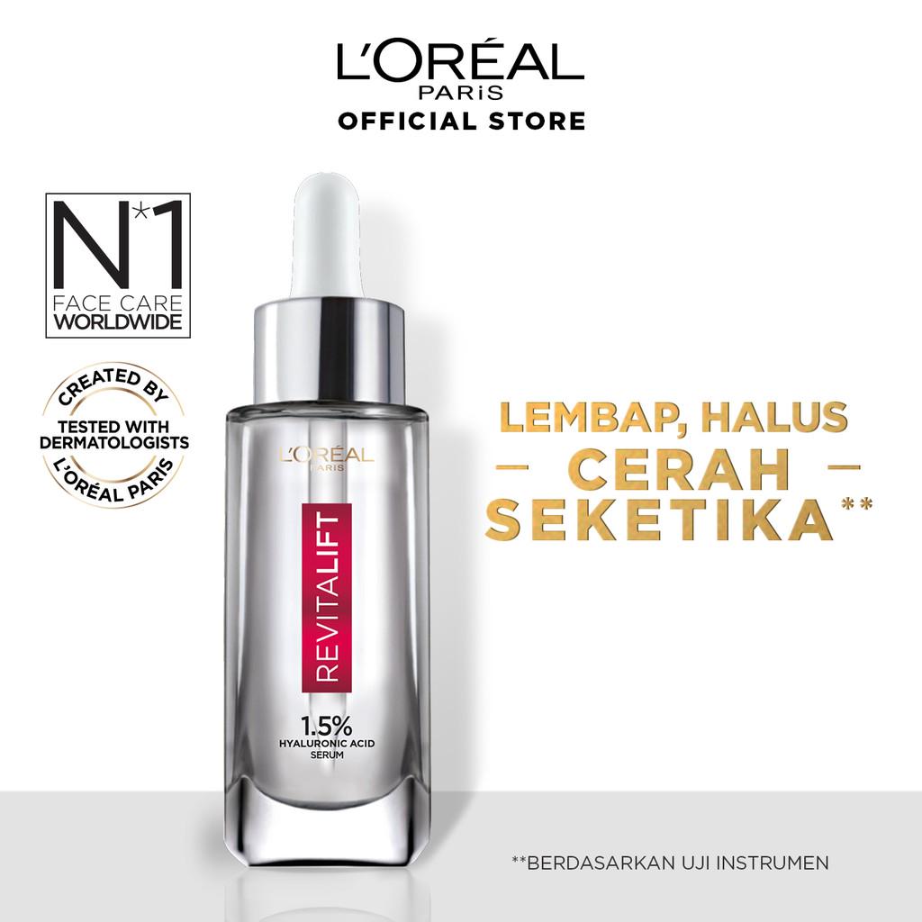 L'Oreal Paris Revitalift Serum Radiance Booster Kit - Skincare Untuk Wajah Lembab Glowing Loreal