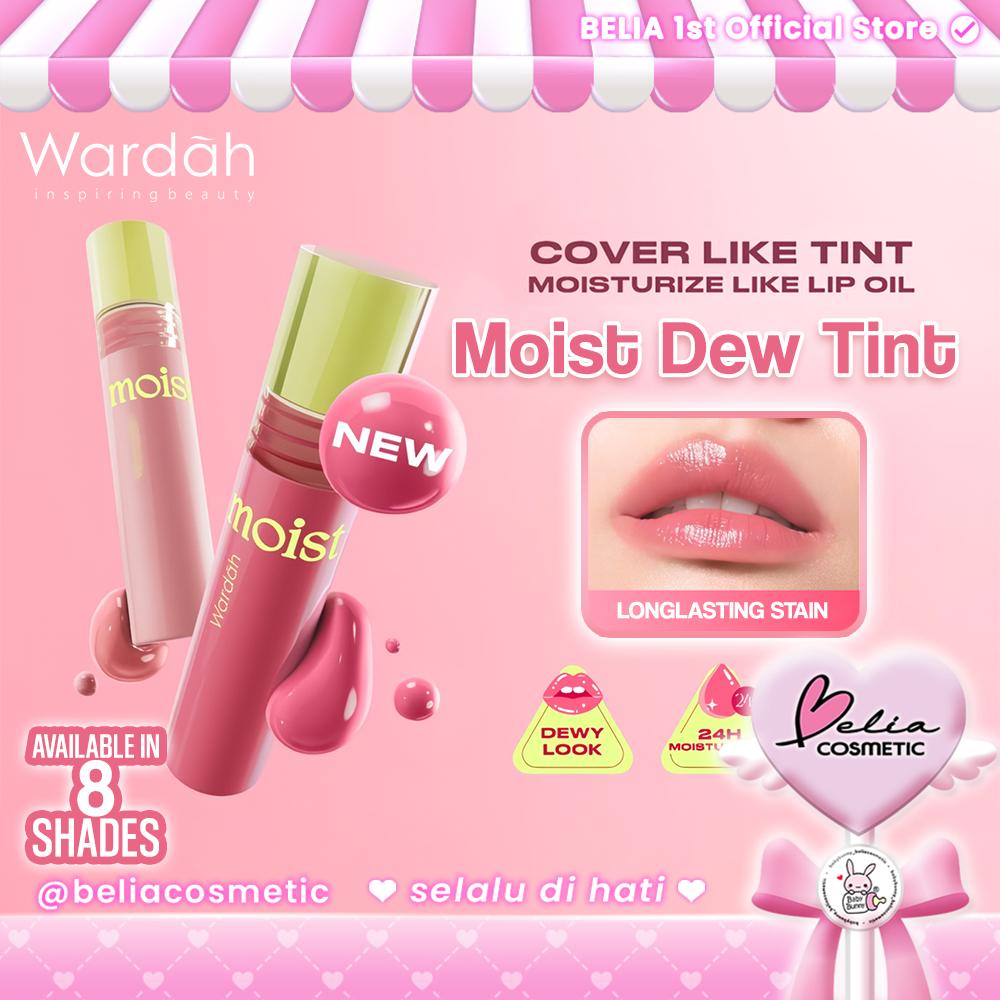WARDAH Moist Dew Tint 3g – Glossy Tint | Oatmilk & Pentavitin | Hydrating Lip Glow
