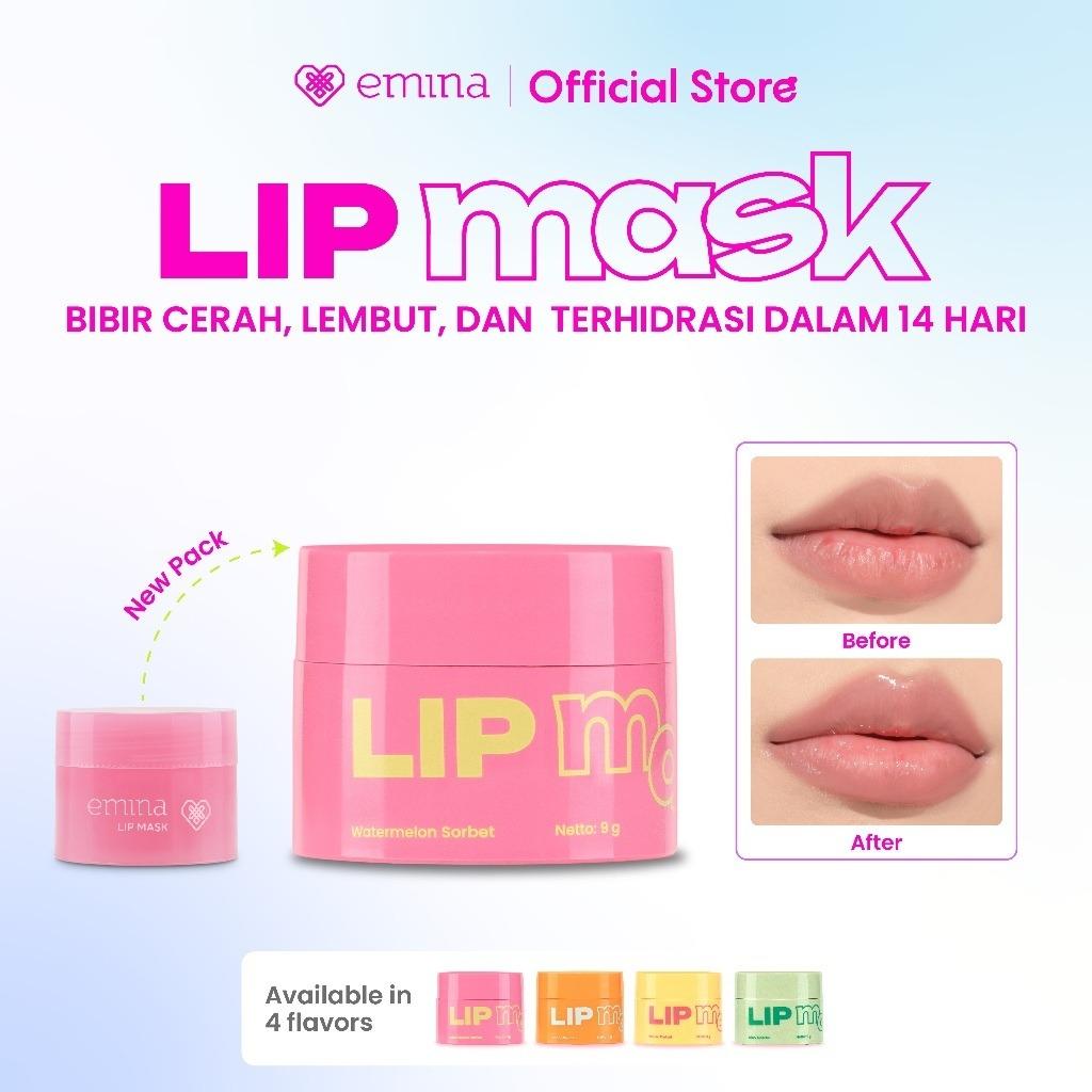 Emina x Muzik Tiger High-Moisture Lip Mask – Deep Hydration & Smooth Lips Overnight Treatment