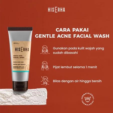 HIS ERHA Gentle Acne Facial Wash: The Ultimate Face Wash for Acne-Prone Skin 100g