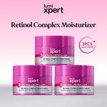 Lumixpert 3x Retinol Complex Moisturizer Membantu regenerasi kulit dengan stabil untuk merawat kulit berjerawat, menghaluskan tekstur
