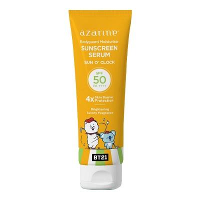 Azarine x BT21 Sun O’Clock Body Serum Sunscreen SPF 50 PA++++ – 100ml | Lightweight UV Protection with Fun BT21 Design