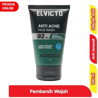 Elvicto Men’s Anti-Acne Facial Cleanser 100ml | Deep Clean + Acne Control for Oily & Breakout-Prone Skin