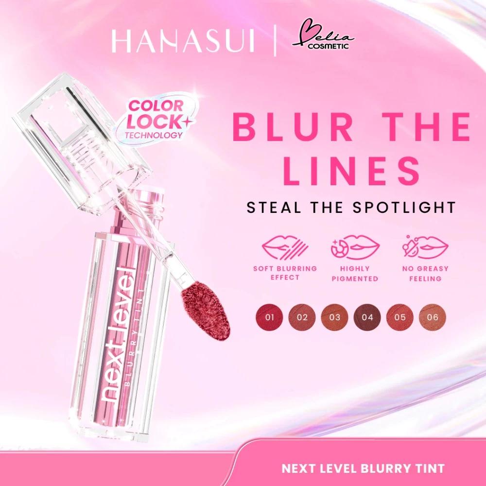 Belia HANASUI Next Level Blurry Tint  Watery To Blur Lip Tint Long Lasting Velvet Finish