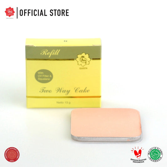 Viva Queen Refill Two Way Cake (UV FILTER) - tersedia 5 varian warna - 13 gr