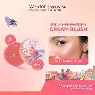 WARDAH Colorfit Cream Blush Make Up – Lightweight Creamy Liquid Blush for Natural Glow & Long-Lasting Flush