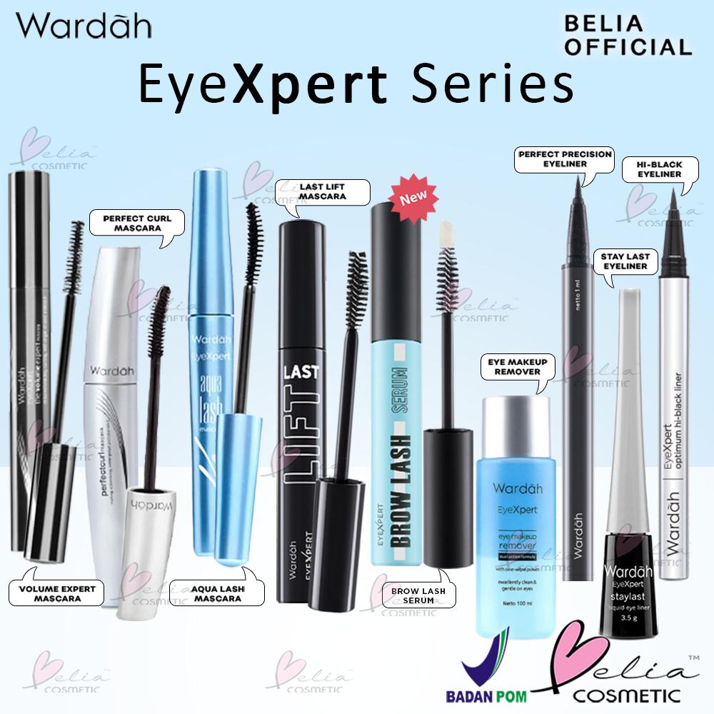 WARDAH EyeXpert Series – Hi-Black Eyeliner | Waterproof Mascara | Eye Makeup Remover ️BPOM