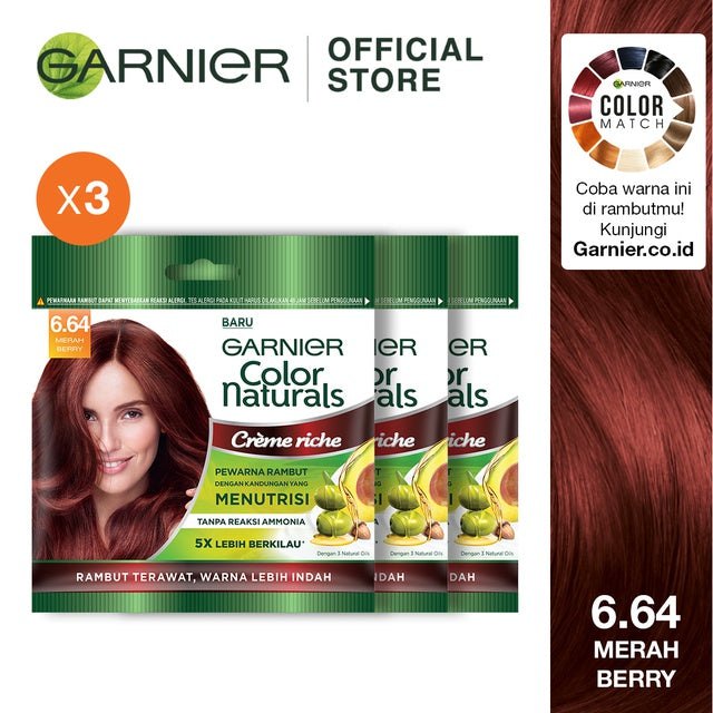 Garnier Color Natural Express Merah Berry x 3 Pcs