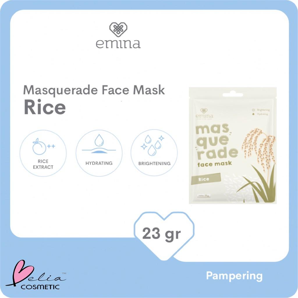 Emina Masquerade Face Sheet Mask 23g & Capsule Treat Mask | Masker Wajah Praktis by Serba Ada