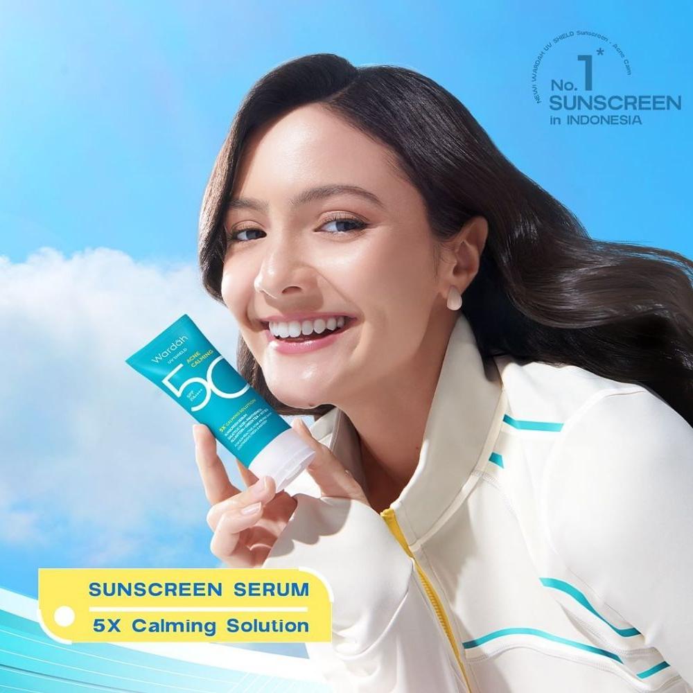 WARDAH UV Shield Acne Calming Sunscreen – SPF 50 PA++++ | UVA & UVB Protection
