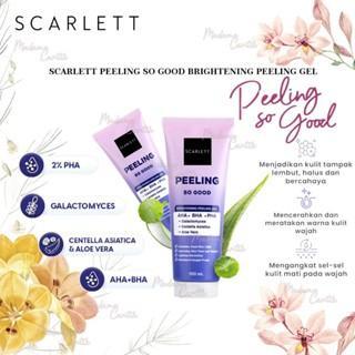 SCARLETT Whitening Peeling So Good Brightening Peeling Gel Scrub with 2% PHA Galactomyces Centella Asiatica & Aloe Vera for Enhanced Skin Brightness