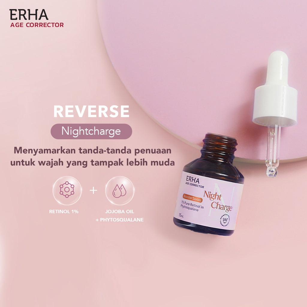 ERHA Age Corrector Well-Aging Combo Powerful Hydration & Plumpy - Peptides Serum & 1% Pure Retinol