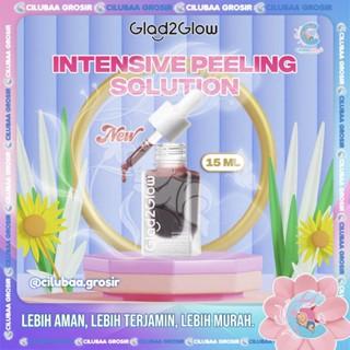 GLAD2GLOW Peeling Solution 15ml | AHA, BHA & PHA Intensive Exfoliating Serum for Dark Spots & Smooth Skin
