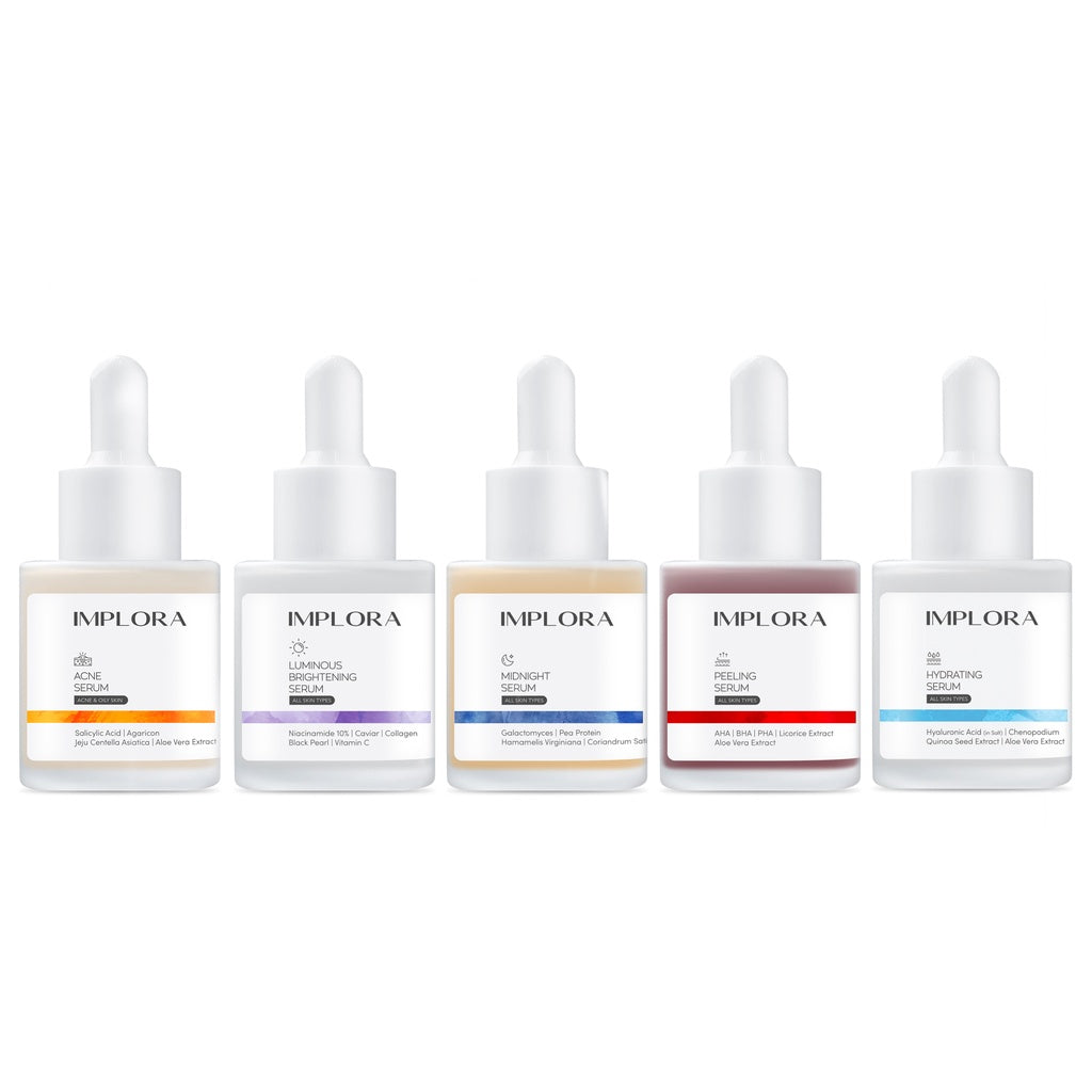 Implora Serum Wajah + Lip Crayon Satin