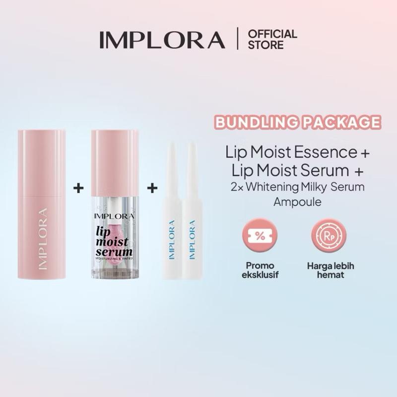 Implora GlowKiss LipTint Serum Moisture. Tint. Treat.
