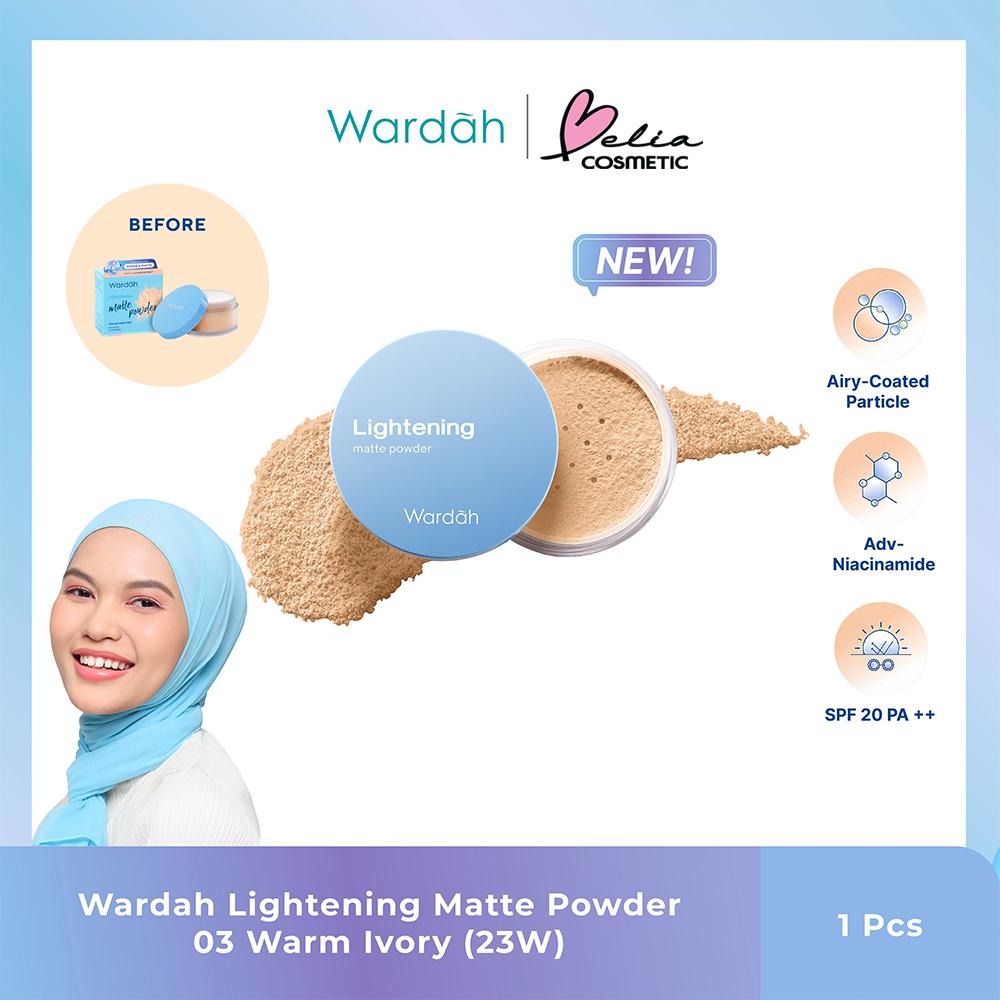 Wardah Lightening Matte Loose Powder 20g – Shine-Free & Soft Finish