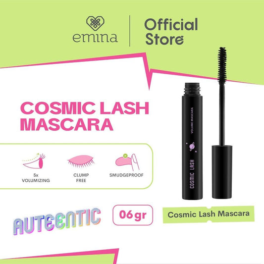 Emina Cosmic Lash Mascara – 12H Waterproof, Smudgeproof & 5X Volume Boost