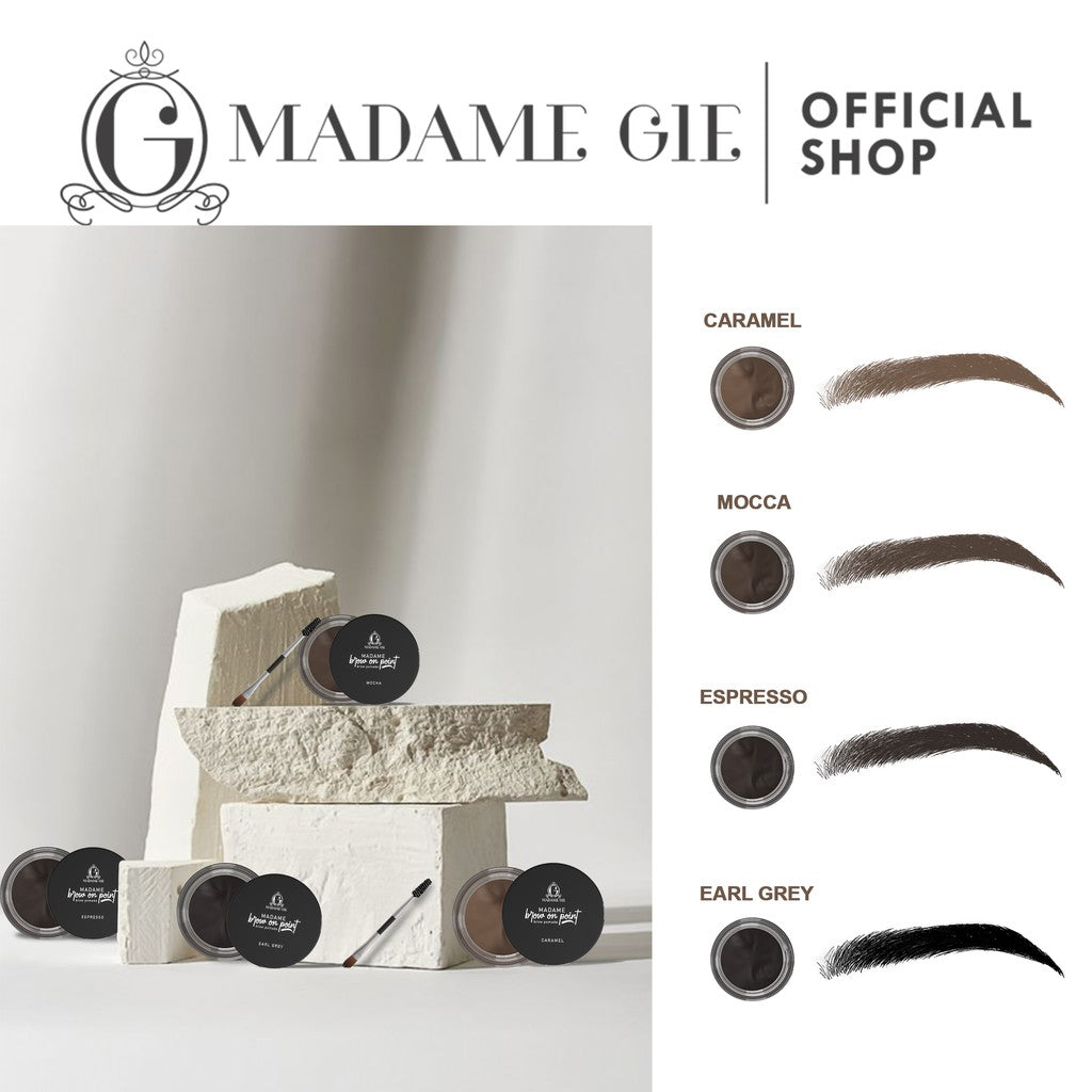 Madame Gie Madame Brow On Point – Make Up Eyebrow Pomade Cream Pensil Alis Water proof