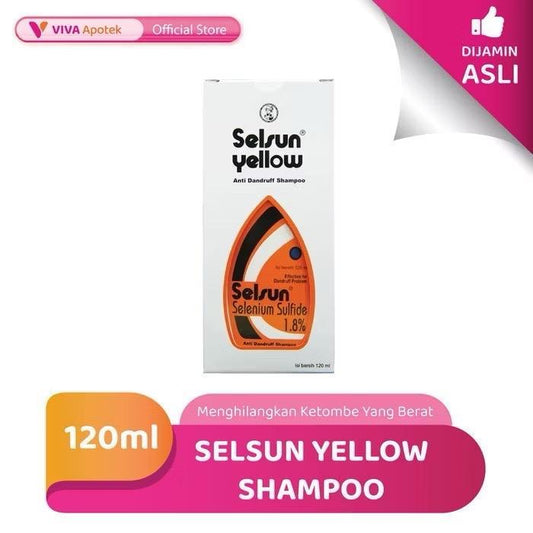 Selsun Yellow Anti-Dandruff Shampoo (120 ml) - FlakeAway Pro