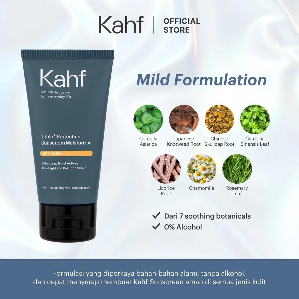 Twin Pack Kahf Triple Protection Sunscreen Moisturizer SPF 30 PA+++ 30 ml