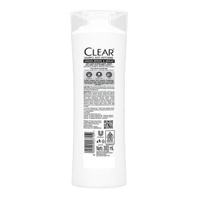 CLEAR Lemon Fresh Anti-Dandruff Shampoo 300ml Long-Lasting Freshness | Oil & Dandruff Control | Deep Clean for Oily Scalp