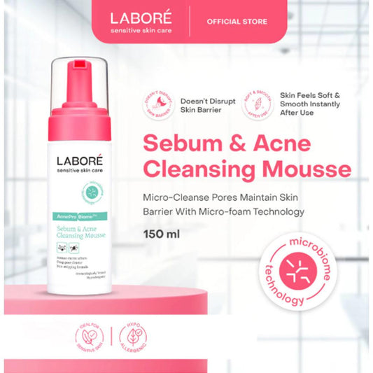 Gentle Yet Effective: LABORE Sebum & Acne Cleansing Mousse