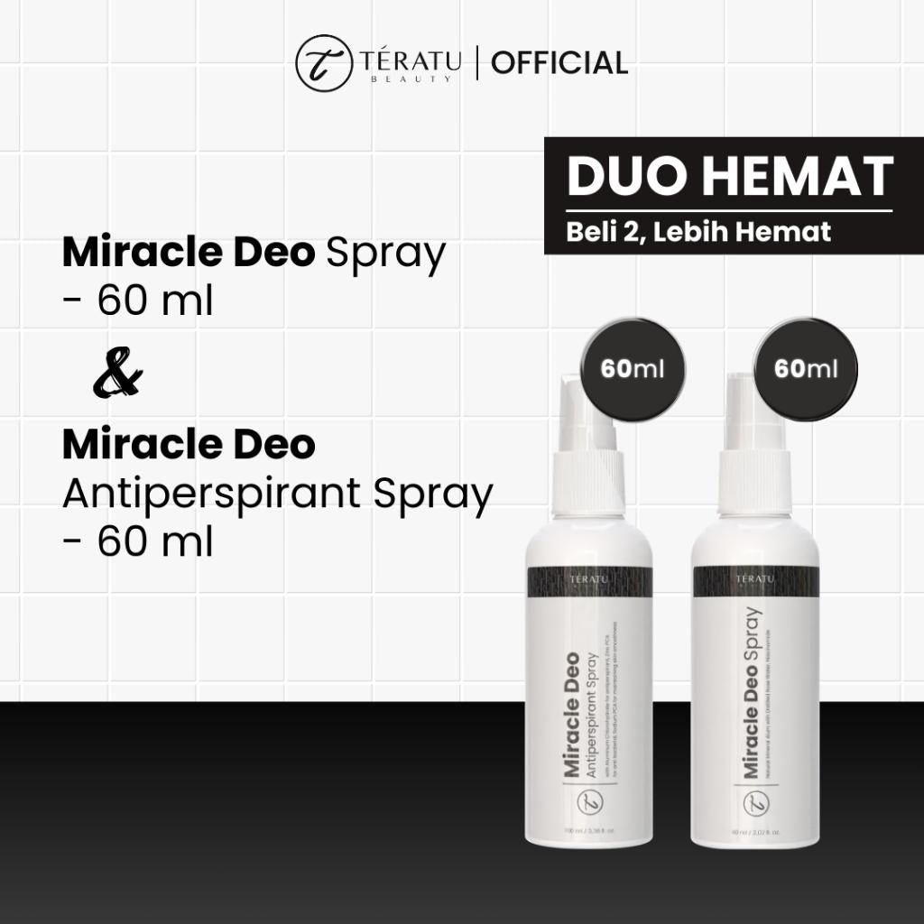 TERATU BEAUTY (Spray) Miracle Deo Spray Deodorant (BPOM Certified)