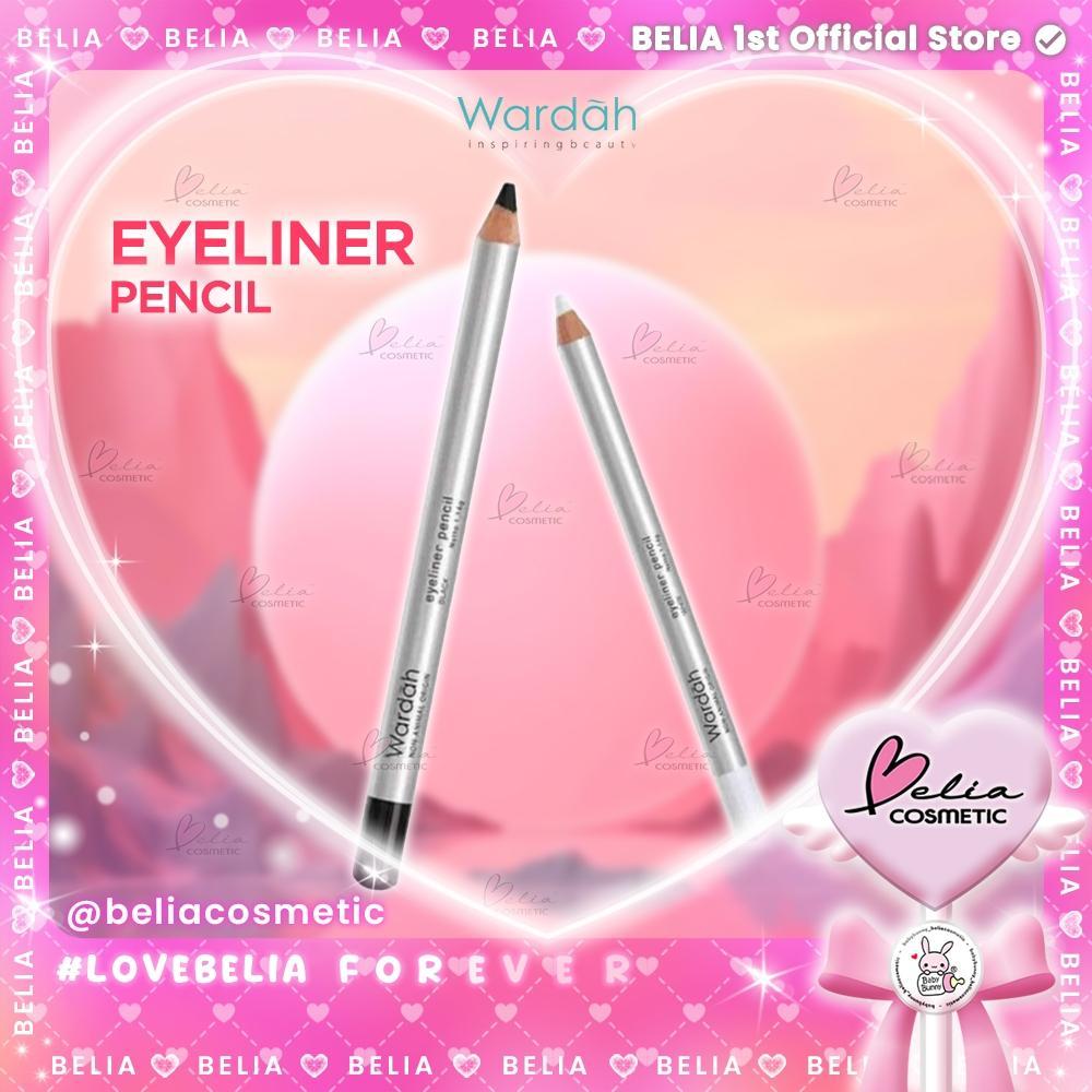 WARDAH EyeXpert Eyeliner Pencil – Smooth Black Eye Liner | Easy Glide | ️BPOM