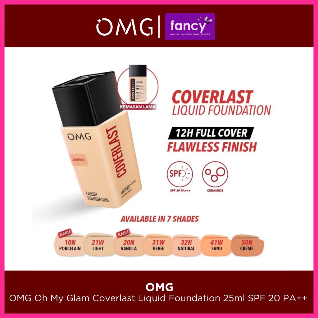 OMG Coverlast Liquid FOUNDATION Alas Bedak Oh My Glam
