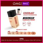 OMG Coverlast Liquid FOUNDATION Alas Bedak Oh My Glam