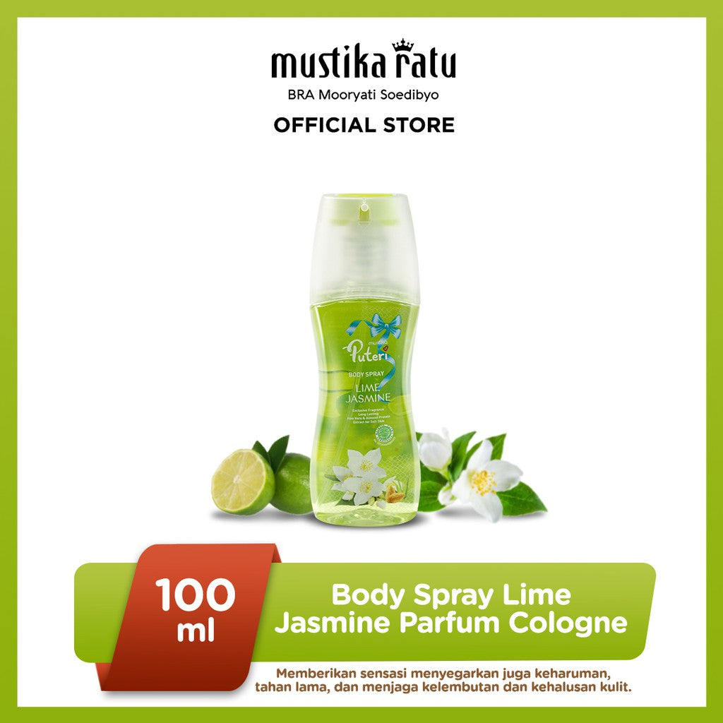 Mustika Puteri Body Spray Lime Jasmine 100ml