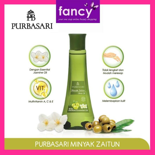 Purbasari Olive Oil 150ml with Jasmine Essential Oil – Nourishing Body & Massage Oil