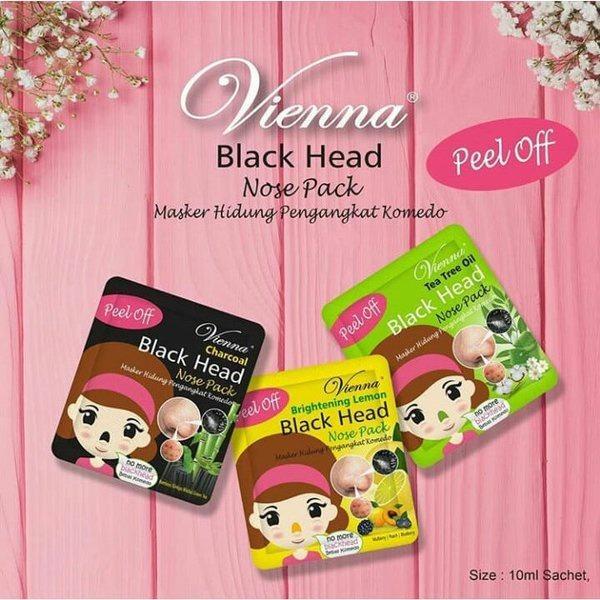 Vienna Charcoal Nose Pack 10ml – Peel Away Blackheads for a Clearer, Smoother Nose