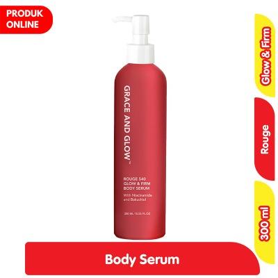 Grace and Glow Rouge 540 Body Serum Glow & Firm – 300ml | Brightening, Firming & Perfume-Inspired Skincare for Radiant, Youthful Skin