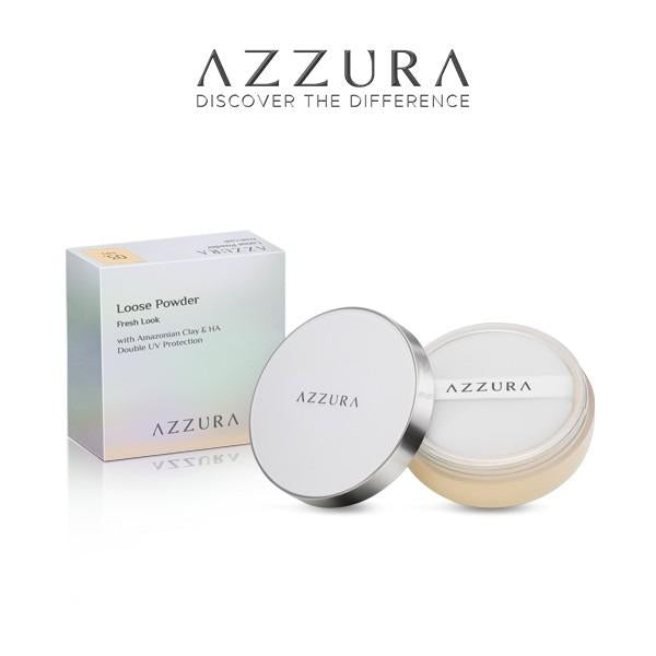 Azzura Loose Powder 02 Natural 30g | Smooth Matte Finish for Medium Skin Tone
