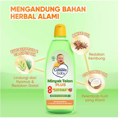 Cussons Baby Minyak Telon Plus 90ml / 150ml Ukuran Besar
