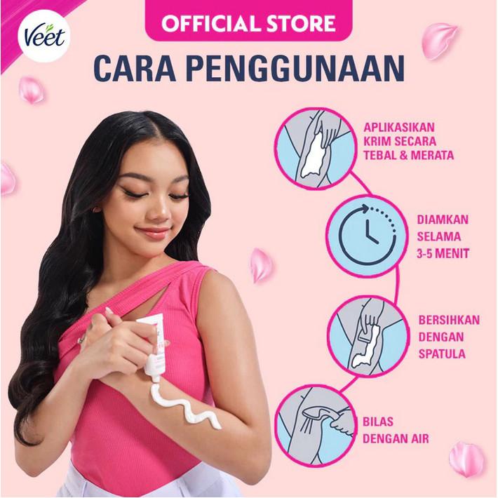 Veet Pure Hair Removal Cream 25g / 60g – Normal (Pink) / Sensitive (Blue) – Smooth Skin Formula [NEW]