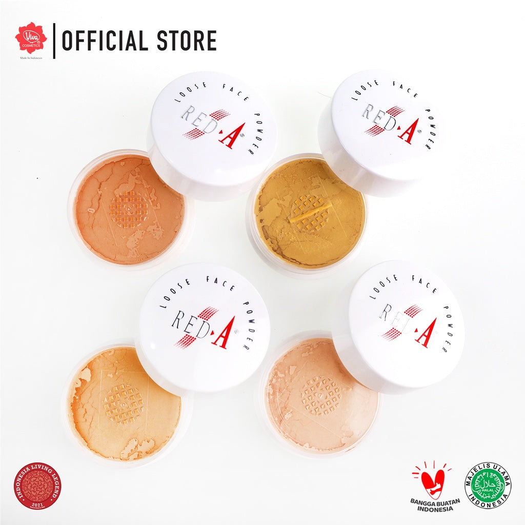 Red-A Loose Face Powder (Tersedia 4 Varian Warna)