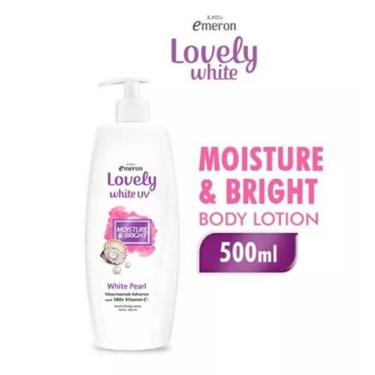Emeron Lovely Natural / White UV Hand Body Lotion 400 ml Deep Caring / Nourishing / Glow / Moisture / Nourish / Smooth Bright