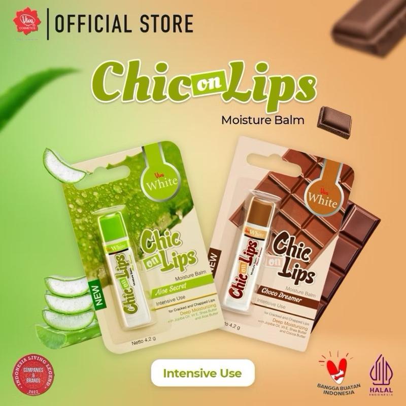 Viva White Lip Glaze Balm – “Chic Kiss Edition” (4 Flavors | Intensive Care)
