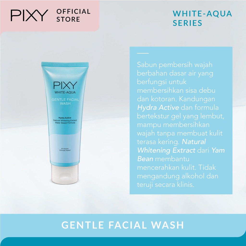 PIXY White Aqua Gentle Facial Wash Twin Pack
